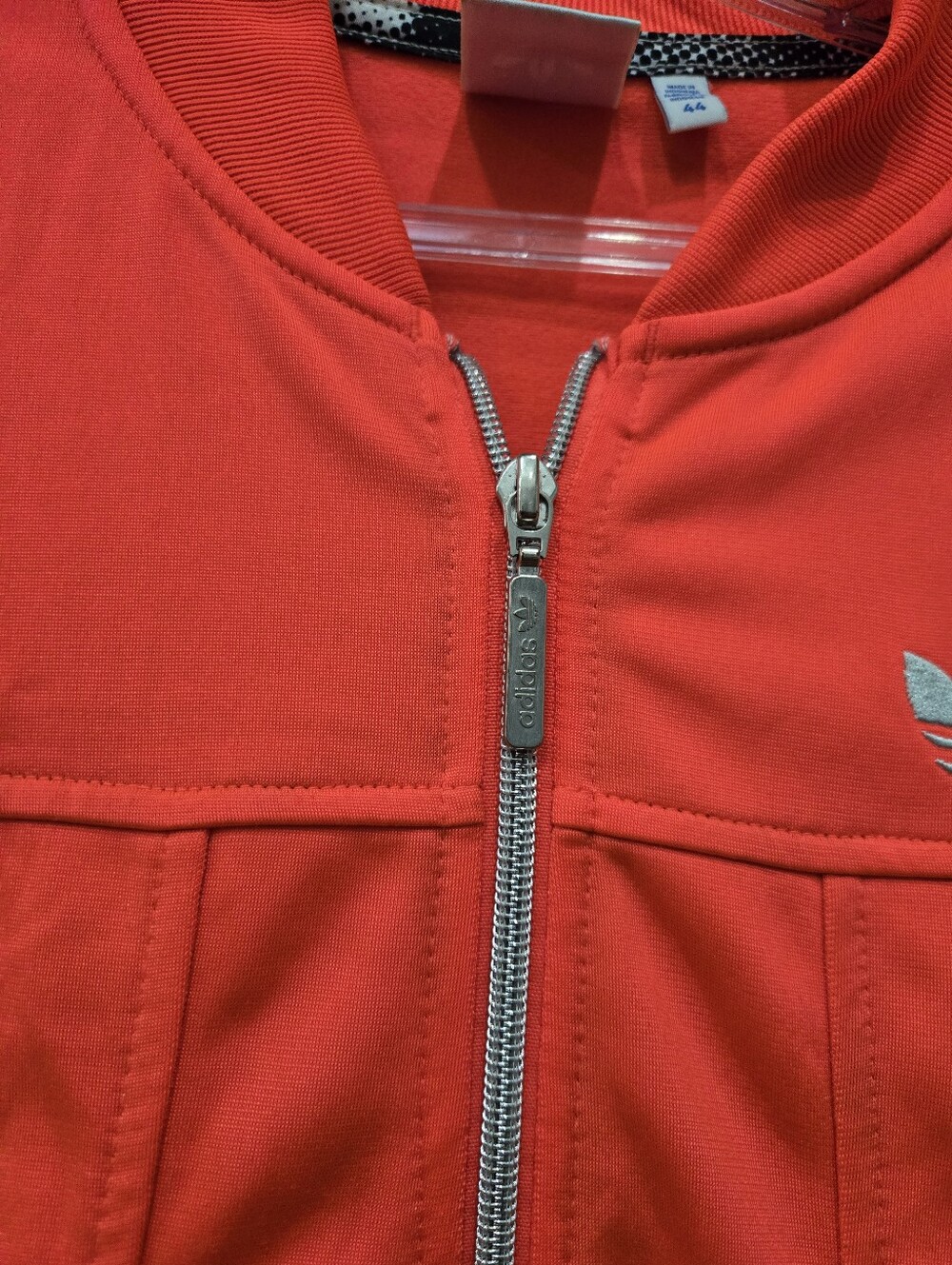 LIMITED EDITION!!! Fluorescent Orange Trefoil Adidas Jacket - Picture 7 of 11